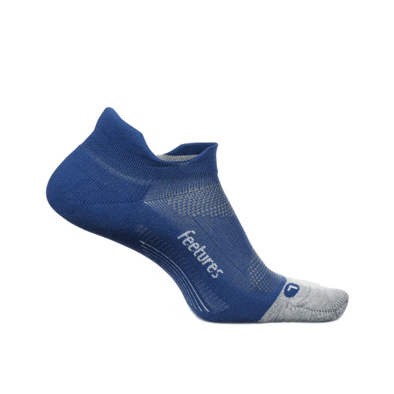 Feetures Elite Light Cushion No Show Tab in Solid Nighttime Blue